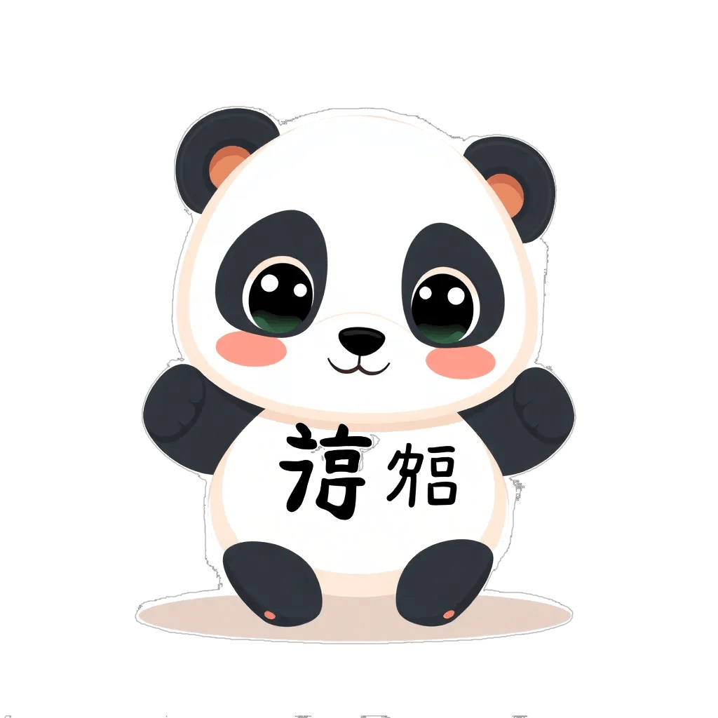 Maskot panda EZMandarin