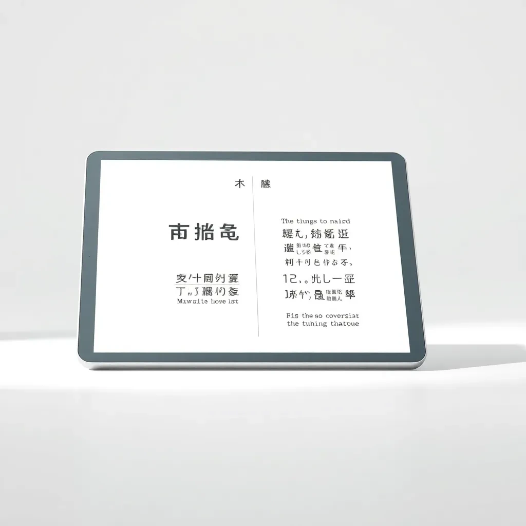 Paparan eBook interaktif EZMandarin pada tablet