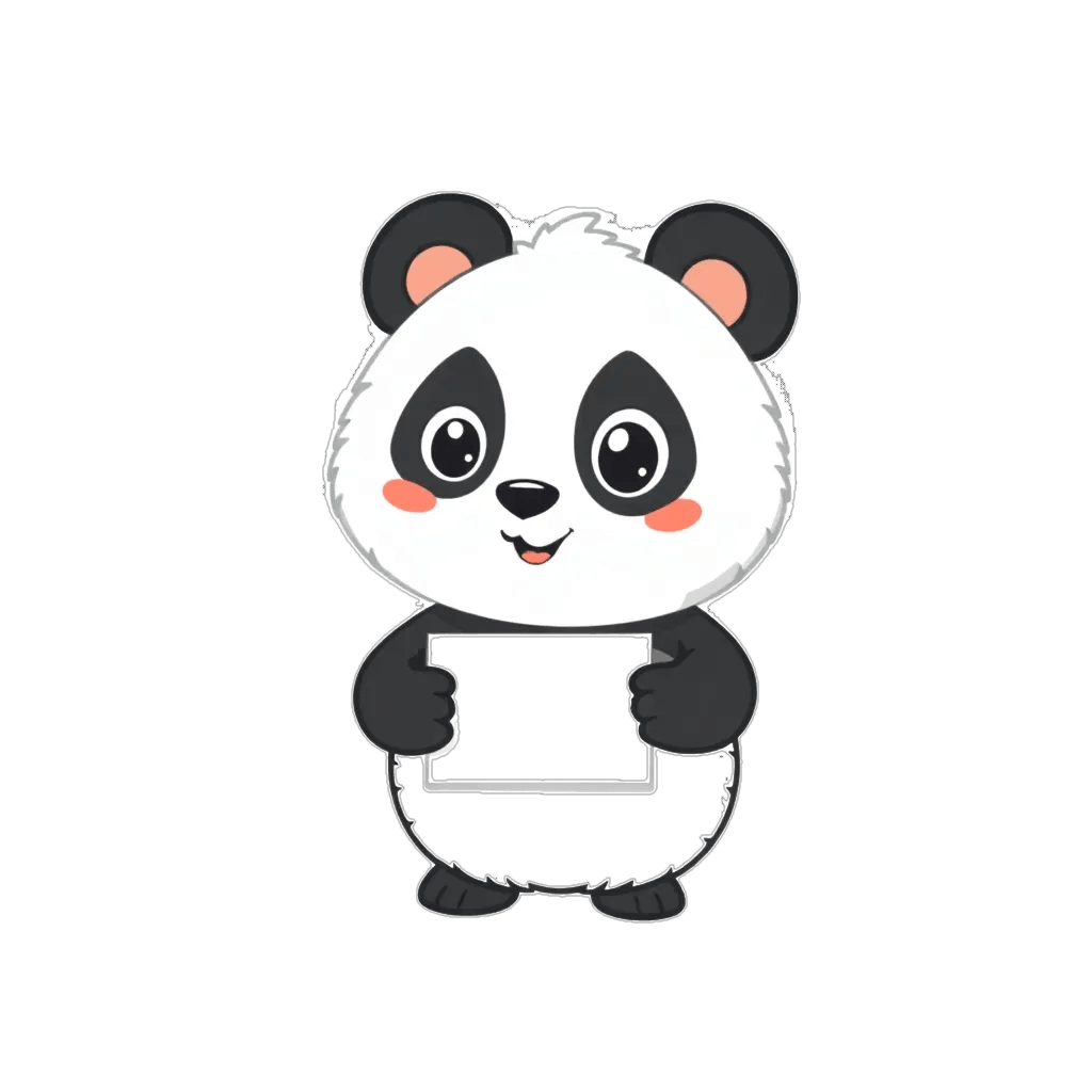 Maskot panda EZMandarin